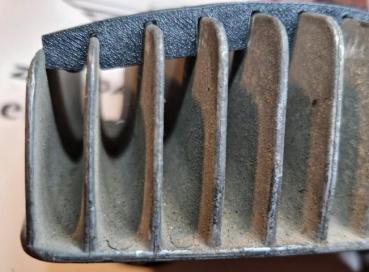 Preview: Zündapp Kühlrippen Dämpfungsgummi für den Minitherm Zylinderkopf passend 278-02.129 TPU - VORNE